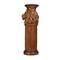 Bronze Polystone Traditional Pedestal Table, 25" x 8" x 9"